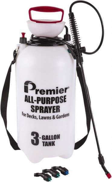 Premier Paint Roller - 3 Gal Chemical Safe Garden Hand Sprayer - Polyethylene Tank, Reinforced Hose - Apex Tool & Supply