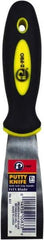 Premier Paint Roller - 1-1/2" Wide Spring Blade Steel Putty Knife - Stiff, Soft Grip Plastic Handle, 8.343" OAL - Apex Tool & Supply