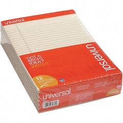 UNIVERSAL - 50 Sheet, 8-1/2 x 11", Legal (Style) Note Pad - Ivory - Apex Tool & Supply