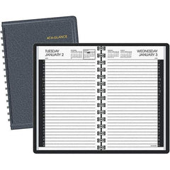 AT-A-GLANCE - 365 Sheet, 4-7/8 x 8", Appointment Book - Black & White - Apex Tool & Supply