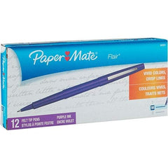 Paper Mate - Needle Porous Point Pen - Purple - Apex Tool & Supply