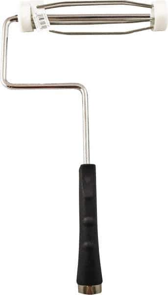 Premier Paint Roller - 7" Wide x 12-1/2" Long Heavy-Duty Birdcage Frame - Steel Frame, Plastic Handle - Apex Tool & Supply