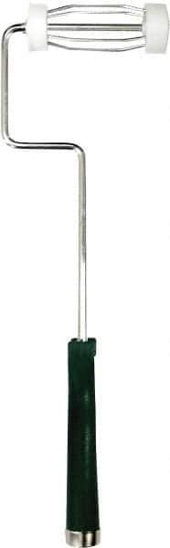 Premier Paint Roller - 4" Wide x 16" Long Heavy-Duty Birdcage Frame - Steel Frame, Plastic Handle - Apex Tool & Supply