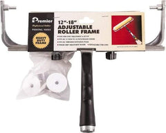 Premier Paint Roller - 12 to 18" Wide Adjustable Frame - Steel Frame - Apex Tool & Supply