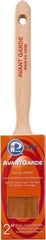 Premier Paint Roller - 2" Oval Polyester Sash Brush - 2-3/4" Bristle Length, 7-1/4" Wood Sash Handle - Apex Tool & Supply