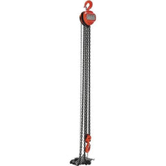 Vestil - 6,000 Lb Lifting Capacity, 15' Lift Height, Hand Hoist - Made from Chain - Apex Tool & Supply