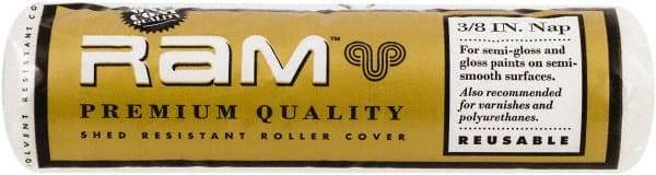 Premier Paint Roller - 3/8" Nap, 9" Wide Paint Roller Cover - Semi-Smooth Texture, Polyester - Apex Tool & Supply