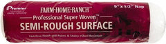 Premier Paint Roller - 1/2" Nap, 9" Wide Paint Roller Cover - Semi-Rough Texture, Woven & Polyester - Apex Tool & Supply