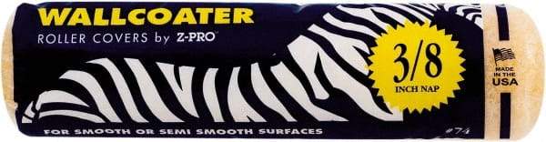 Premier Paint Roller - 3/8" Nap, 9" Wide Paint Roller Cover - Semi-Smooth Texture, Polyester - Apex Tool & Supply