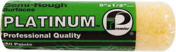 Premier Paint Roller - 1/2" Nap, 9" Wide Paint Roller Cover - Semi-Rough Texture, Polyester - Apex Tool & Supply