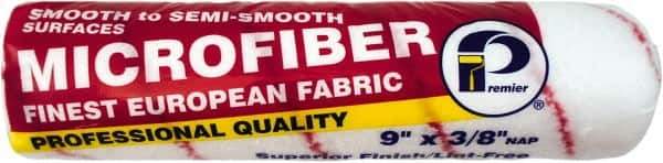 Premier Paint Roller - 3/8" Nap, 9" Wide Paint Roller Cover - Semi-Smooth Texture, Microfiber - Apex Tool & Supply