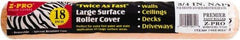 Premier Paint Roller - 3/4" Nap, 18" Wide Paint Roller Cover - Rough Texture, Polyester - Apex Tool & Supply