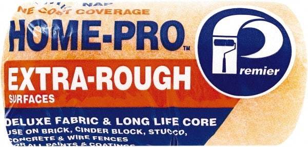 Premier Paint Roller - 1-1/4" Nap, 7" Wide Paint Roller Cover - Extra-Rough Texture, Polyester - Apex Tool & Supply