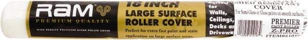 Premier Paint Roller - 1/4" Nap, 18" Wide Paint Roller Cover - Smooth Texture, Polyester - Apex Tool & Supply