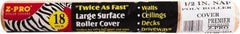Premier Paint Roller - 1/2" Nap, 18" Wide Paint Roller Cover - Semi-Rough Texture, Polyester - Apex Tool & Supply