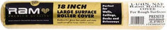 Premier Paint Roller - 1-1/4" Nap, 18" Wide Paint Roller Cover - Extra-Rough Texture, Polyester - Apex Tool & Supply
