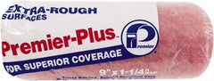 Premier Paint Roller - 1-1/4" Nap, 9" Wide Paint Roller Cover - Extra-Rough Texture, Polyester - Apex Tool & Supply