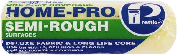 Premier Paint Roller - 1/2" Nap, 9" Wide Paint Roller Cover - Semi-Rough Texture, Polyester - Apex Tool & Supply