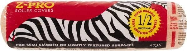 Premier Paint Roller - 1/2" Nap, 9" Wide Paint Roller Cover - Semi-Rough Texture, Polyester - Apex Tool & Supply