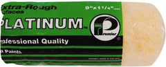 Premier Paint Roller - 1-1/4" Nap, 9" Wide Paint Roller Cover - Extra-Rough Texture, Polyester - Apex Tool & Supply