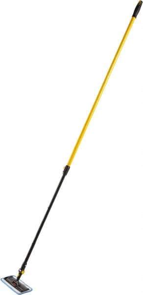 Rubbermaid - 57" Long x 3-1/2" Wide Dust Mop Frame - Black, Hook & Loop - Apex Tool & Supply