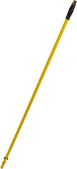 Rubbermaid - 57" Standard Metal Quick Connect Mop Handle - 1-1/2" Handle Diam, Plastic Connector, Use with All-In-One Floor Cleaning Tools - Apex Tool & Supply