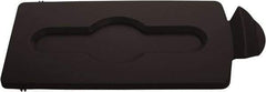 Rubbermaid - Rectangle Lid for Use with 23 Gal Rectangular Recycle Containers - Brown, Polypropylene, For Slim Jim Trash Cans - Apex Tool & Supply