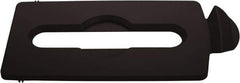 Rubbermaid - Rectangle Lid for Use with 23 Gal Rectangular Recycle Containers - Brown, Polypropylene, For Slim Jim Trash Cans - Apex Tool & Supply