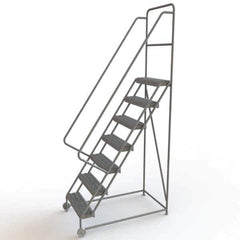 TRI-ARC - Rolling & Wall Mounted Ladders & Platforms Type: TiltNRoll Rolling Ladder Style: Tilt & Roll Safety Ladder - Apex Tool & Supply