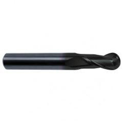 1/16" Dia. - 1-1/2" OAL - 30 Helix Super-A CBD Ball Nose EM - 2 FL - Apex Tool & Supply