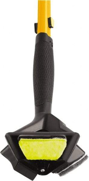 Rubbermaid - 2-5/8" Long x 1-3/8" Wide x 1/2" Thick Scouring Pad - Medium-Duty, Yellow - Apex Tool & Supply