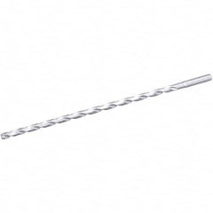 Kennametal - 3/16" 135° 2-Flute Solid Carbide Extra Length Drill Bit - Apex Tool & Supply