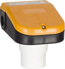 Made in USA - 1\x92 to 25\x92 Transmission Range Non-Contact Ultrasonic Level Transmitter - 2" NPT Mount, 30 Max psi, ±0.25% of Range Accuracy, 24 VDC (POE Optional (Requires POE Injector or Switch)) - Apex Tool & Supply