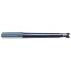 4mm Dia. - 100mm OAL - 2 FL 30 Helix TiAlN Carbide End Mill - Apex Tool & Supply