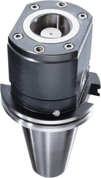 HAIMER - CAPTO C8 Taper, On-Center/Rotating, Spindle Adapter - 50mm Projection, Use with ISO50 Spindle - Apex Tool & Supply