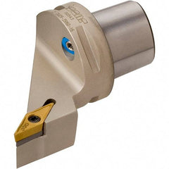 Iscar - Right Hand Cut, Size C5, VBMT & VC.. Insert Compatiblity, External Modular Turning & Profiling Cutting Unit Head - 35mm Ctr to Cutting Edge, 60mm Head Length, Through Coolant, Series Isoturn - Apex Tool & Supply