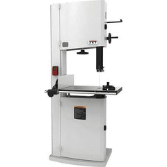 Jet - 18" Throat Capacity, Step Pulley Vertical Bandsaw - 2,300/3,800 SFPM, 3 hp, Single Phase - Apex Tool & Supply