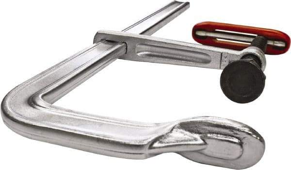 Bessey - 4-3/4" Throat Depth, 24" Max Capacity, Standard Sliding Arm Clamp - 1,980 Lb Clamping Pressure, 45/64" Spindle Diam - Apex Tool & Supply