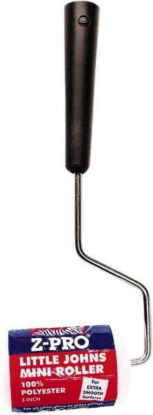 Premier Paint Roller - 10" Long, 1/4" Nap, Wall Paint Roller Set - 5" Wide, Steel Frame, Includes Roller Cover & Frame - Apex Tool & Supply