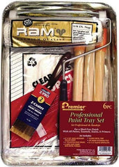 Premier Paint Roller - 0.3333" Nap, Wall Paint Roller Set - 10" Wide, Steel Frame, Includes Paint Tray, Roller Cover & Frame - Apex Tool & Supply