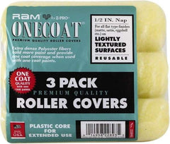 Premier Paint Roller - 1/2" Nap, 9" Wide Paint Mini Roller Covers - Semi-Rough Texture, Polyester - Apex Tool & Supply