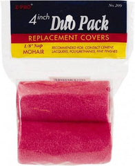 Premier Paint Roller - 4" Wide Paint Roller Cover - Smooth Texture, Mohair - Apex Tool & Supply