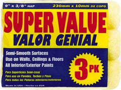 Premier Paint Roller - 1/2" Nap, 9" Wide Paint Roller Cover - Semi-Rough Texture, Polyester - Apex Tool & Supply
