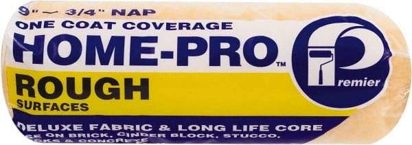 Premier Paint Roller - 1/2" Nap, 9" Wide Paint Roller Cover - Semi-Rough Texture, Woven & Polyester - Apex Tool & Supply