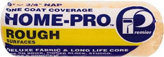 Premier Paint Roller - 1/2" Nap, 9" Wide Paint Roller Cover - Semi-Rough Texture, Woven & Polyester - Apex Tool & Supply