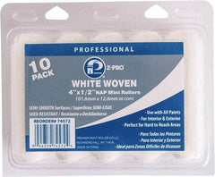 Premier Paint Roller - 1/2" Nap, 4" Wide Paint Mini Roller Covers - Semi-Rough Texture, Woven - Apex Tool & Supply