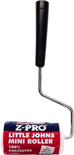 Premier Paint Roller - 23" Long, 1/4" Nap, Mini Roller Cover Combo - 6" Wide, Plastic Frame, Includes Roller Cover & Frame - Apex Tool & Supply