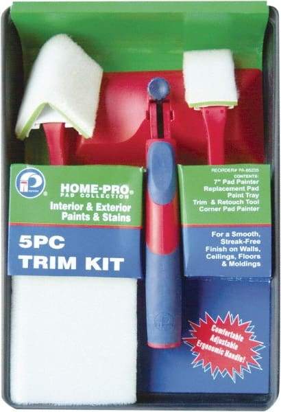Premier Paint Roller - Trim Paint Roller Kit - Plastic Frame, Includes Paint Tray & Roller Frame - Apex Tool & Supply