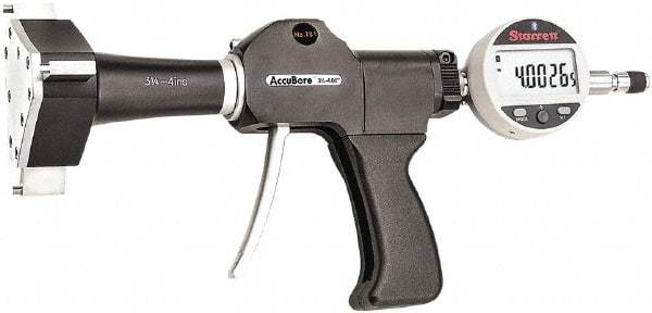 Starrett - Electronic Bore Gages Type: Pistol Grip Electronic Bore Gage Minimum Measurement (Decimal Inch): 3.2500 - Apex Tool & Supply
