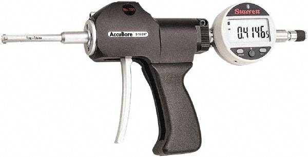 Starrett - Electronic Bore Gages Type: Pistol Grip Electronic Bore Gage Minimum Measurement (Decimal Inch): 0.3125 - Apex Tool & Supply
